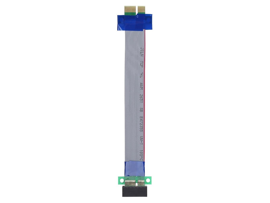 Cabo Adaptador De Extensão Pci-e De Computador Pcie X1 Macho Para Conversor Riser Fêmea