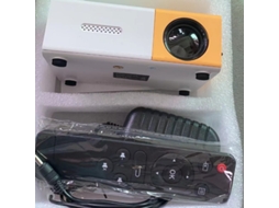 Projector Lcd  (amarelo E Branco)*