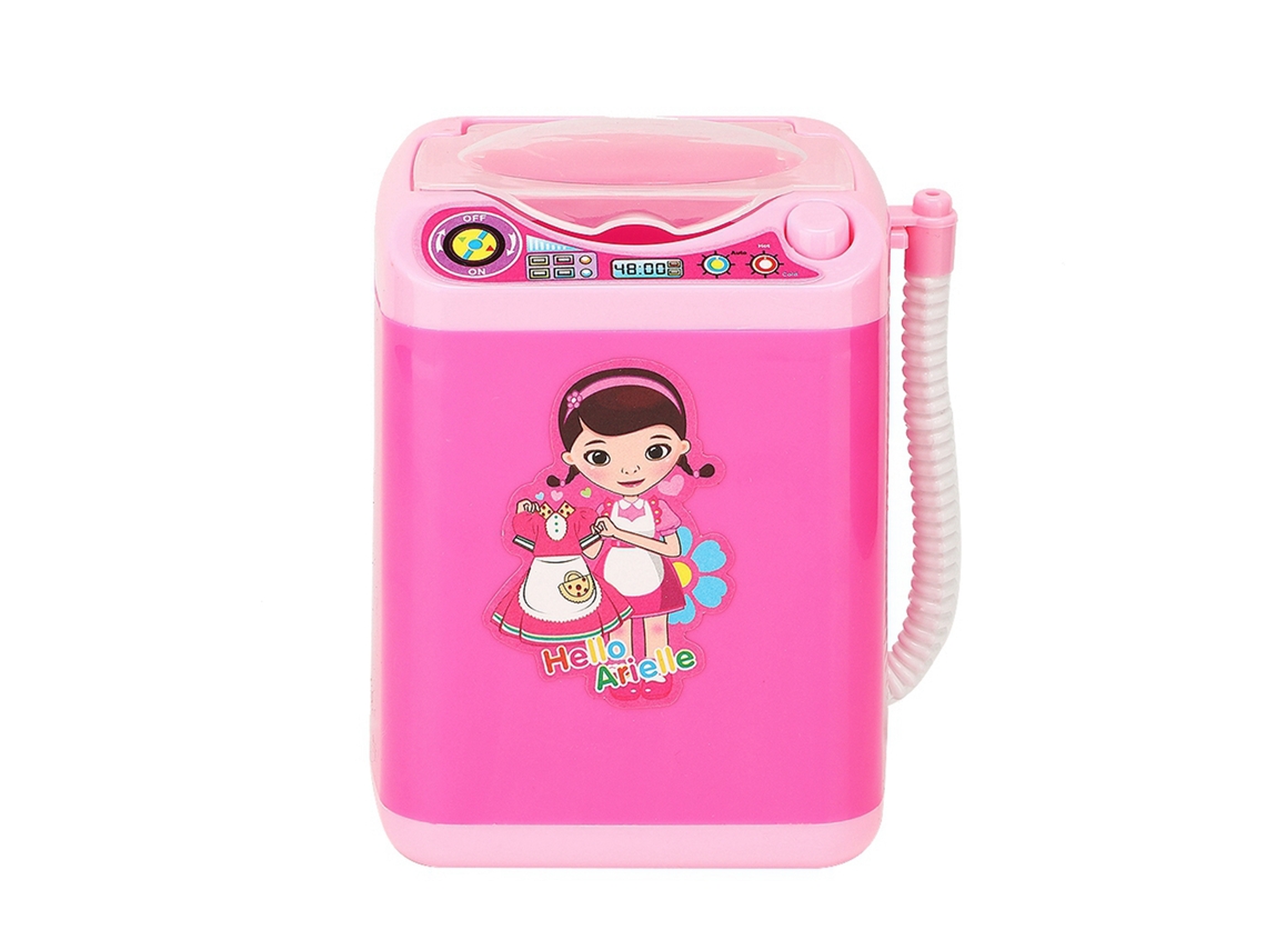 Mali brinquedo de Máquina de Lavar Elétrica Mini Infantil Simulador com Design de Desenho Animado