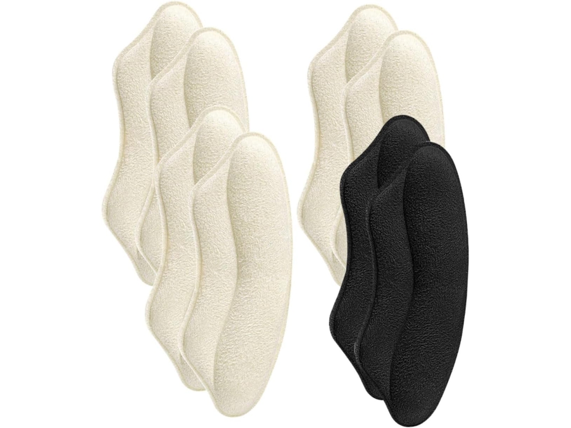 4 Pares De Adesivos Antifricção Para Calcanhares, Almofadas De Calcanhar Substituíveis, Protetores De Calcanhar Práticos