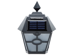 Luz Solar Hexagonal Led Decorativa Parede Jardim Externa