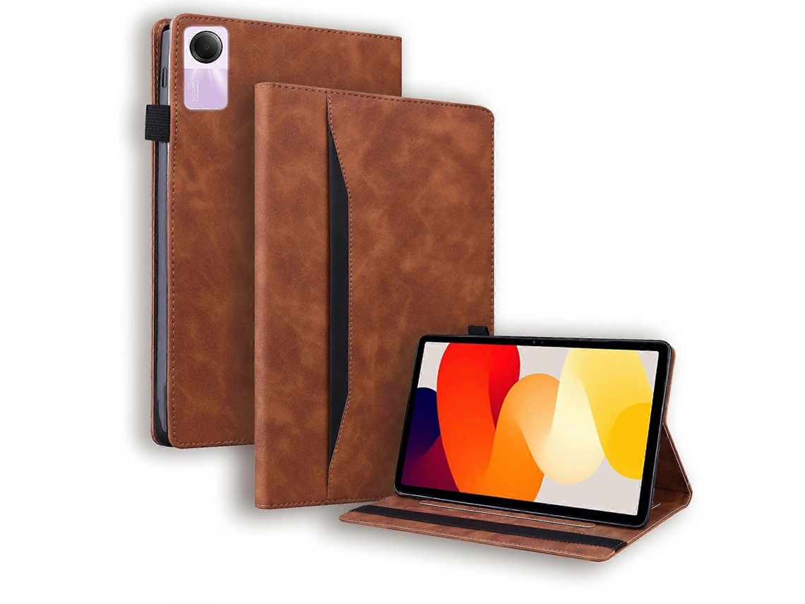 Capa de couro antichoque Webake Splicing para tablet