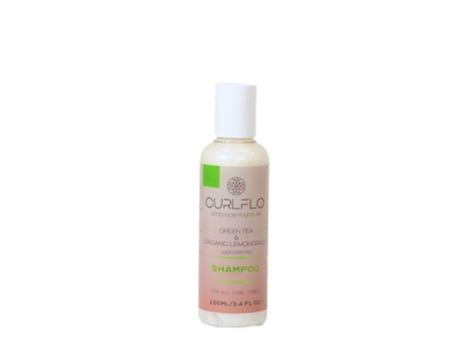 Shampoo Chá Verde e Capim Limão Orgânico 100ml Mini Curl Flo