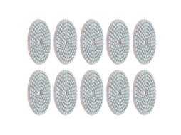 10 Peças Discos De Polimento De Diamante Úmido De 3 Polegadas 3000 Grit Para Granito Mármore Acessórios De Polidor