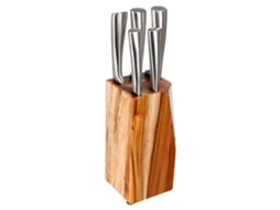 Five Simply Smart Bloco de Madeira com 5 Faca de Cozinha