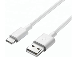 Cabo SAMSUNG 3120696 (USB - USB-C - Branco)