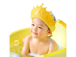 Gorra De Banho Para Bebês Gorro De Shampoo Ajustável Tapa Shampoo Corona Suave Para Crianças