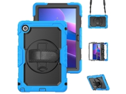 Capa Híbrida De Silicone Para Tablet Lenovo Tab 10.1 / Zhaoyang K10c E Lenovo Tab M8 De 4ª Geração Com Alça De Ombro.