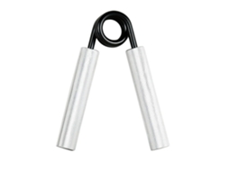 Lurelia Fortalecedor De Mãos 100 A 300 Libras, 10,5 X 13,5 X 2,5 Cm, 100 Libras, Preto / Prateado, Para Dedos E Antebraço