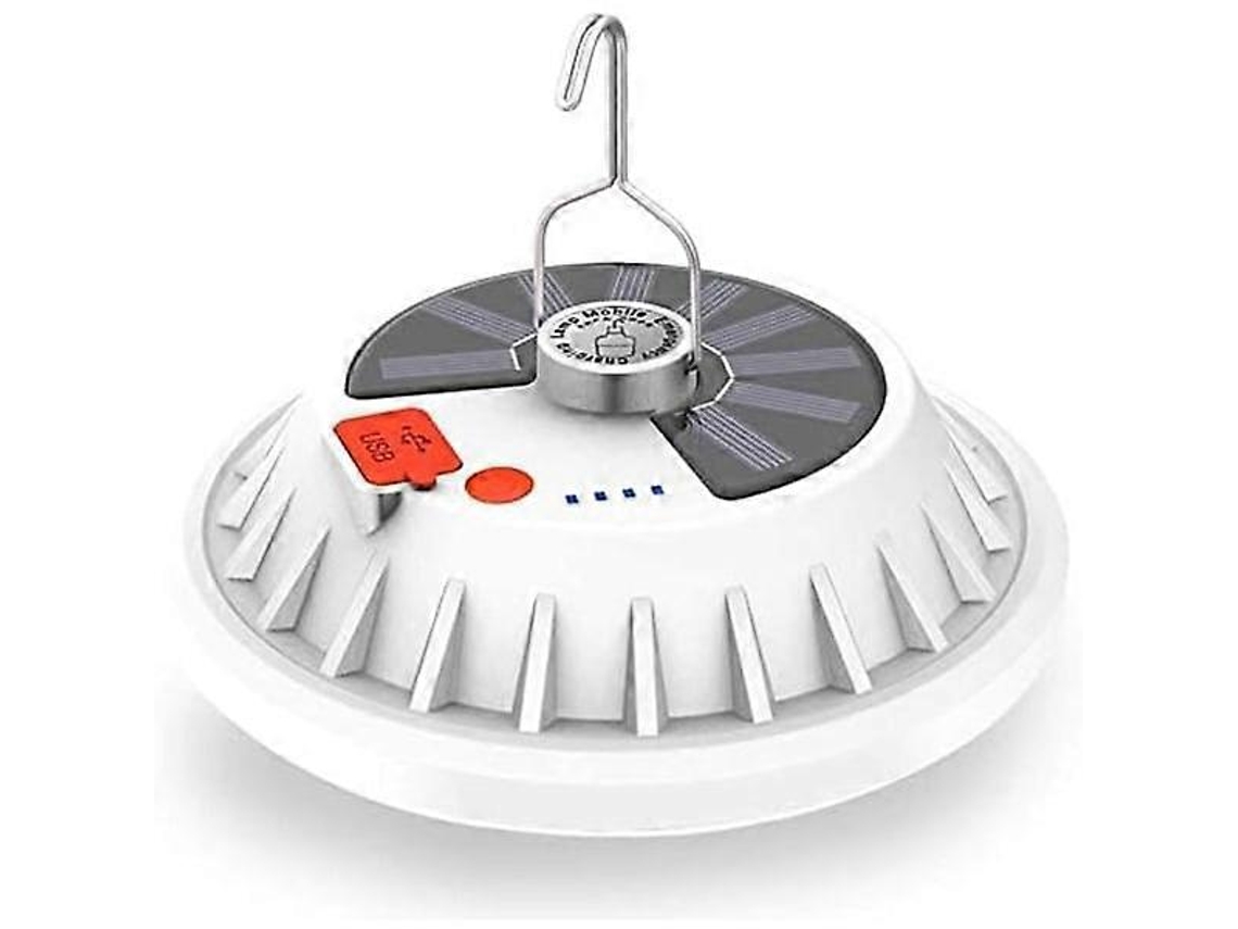 Lanterna Portátil Para Camping, Para Barracas, Com 5 Modos De Iluminação Solar E Conexão Usb
