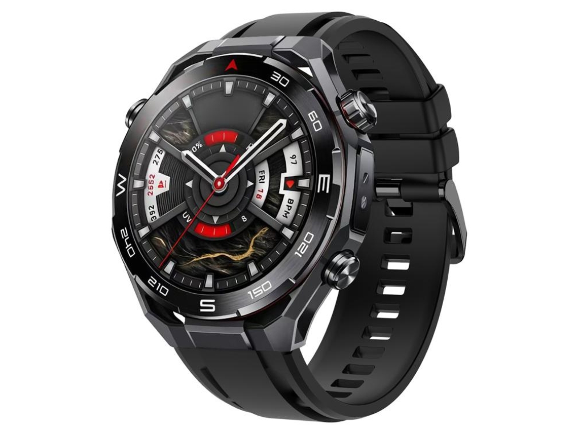 Bracelete para Huawei Watch Ultimate 2 Silicone Esportivo com Fivela Preta XIAOMOYU