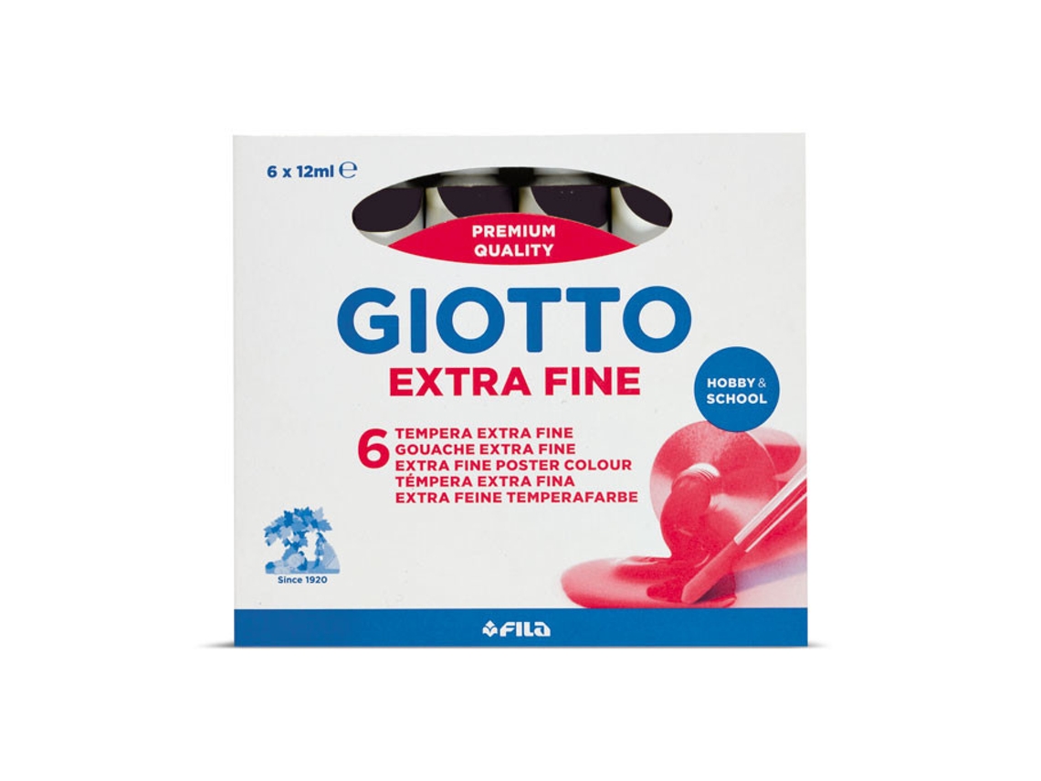 GIOTTO 352024 Tempera 12 Ml Tubo Preto