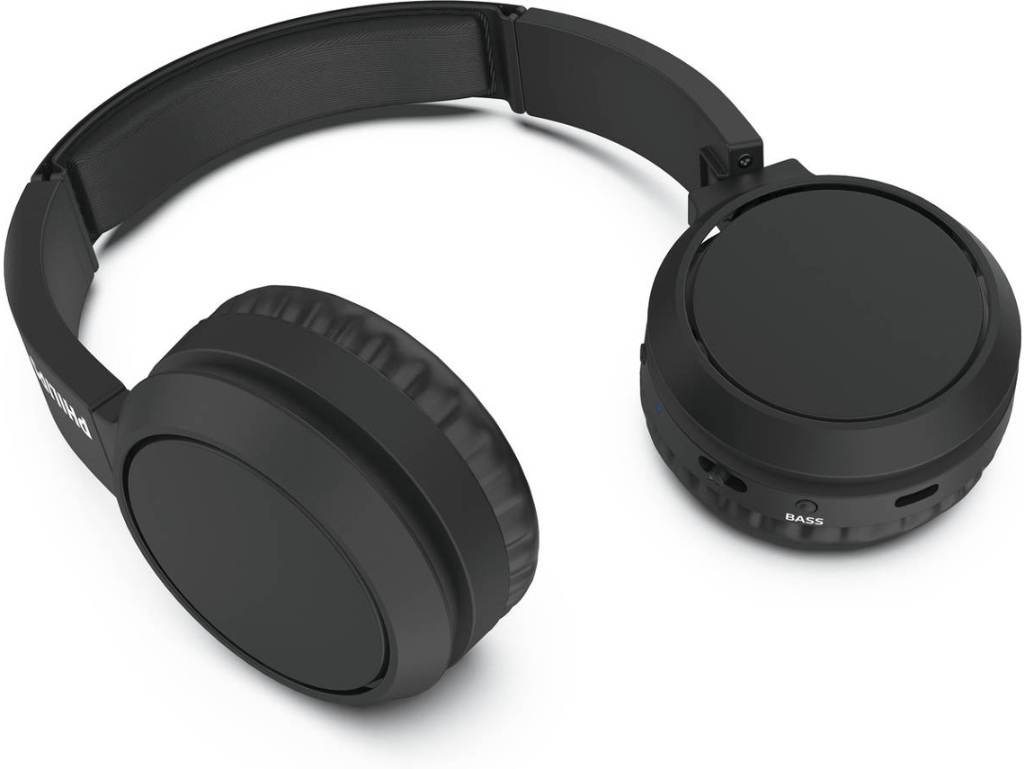 Auscultadores Bluetooth PHILIPS Tah4205Bk (On Ear - Microfone - Preto)