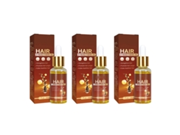 3pcs 30ml Óleo De Caster Para Crescimento Capilar Prevenir Queda Fortalecer Raízes Aumentar Espessura Para Todos Os Tipos De Cabelo