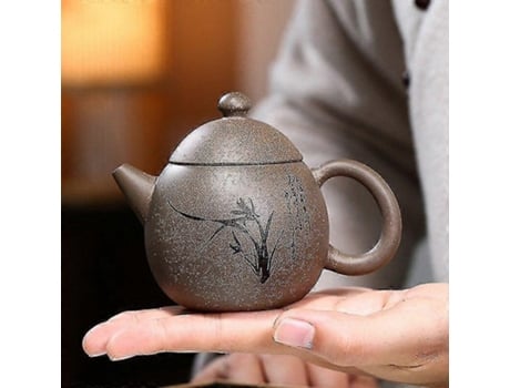 Classic Yixing Purple Clay Teapots Raw Ore Section Mud Dragon Egg Tea Pot Home Zisha Filter Kettle Unabranded