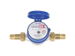 Medidor De Água Fria 15 Mm(1/2") Com Função Rotação Arbitrária E Conectores Para Jardim Casa