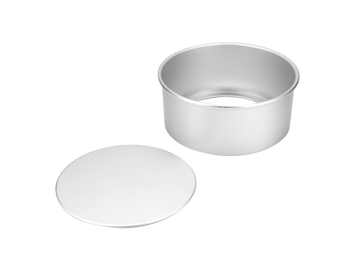 Forma Redonda Reforçada De 5 Polegadas Para Bolo, Utensílio Lavável Para Fazer Bolos.