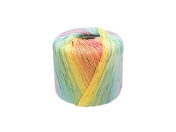 40g/novelo Fio De Algodão Renda Colorido Segmento Fio Gradiente Colorido Diy Tricô À Mão Roupas De Crochê Fio De Renda Para Boneca B Slowmoose