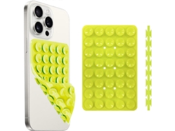 Nova Capa De Silicone Com Ventosa Para Celular, Dupla Face, Acessório Para Celular Com Forte Aderência Para Selfies E Vídeos, Permitindo O Uso Com As