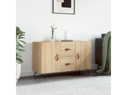 Vidaxl Aparador 100x36x60 Cm Derivados De Madeira Carvalho Sonoma