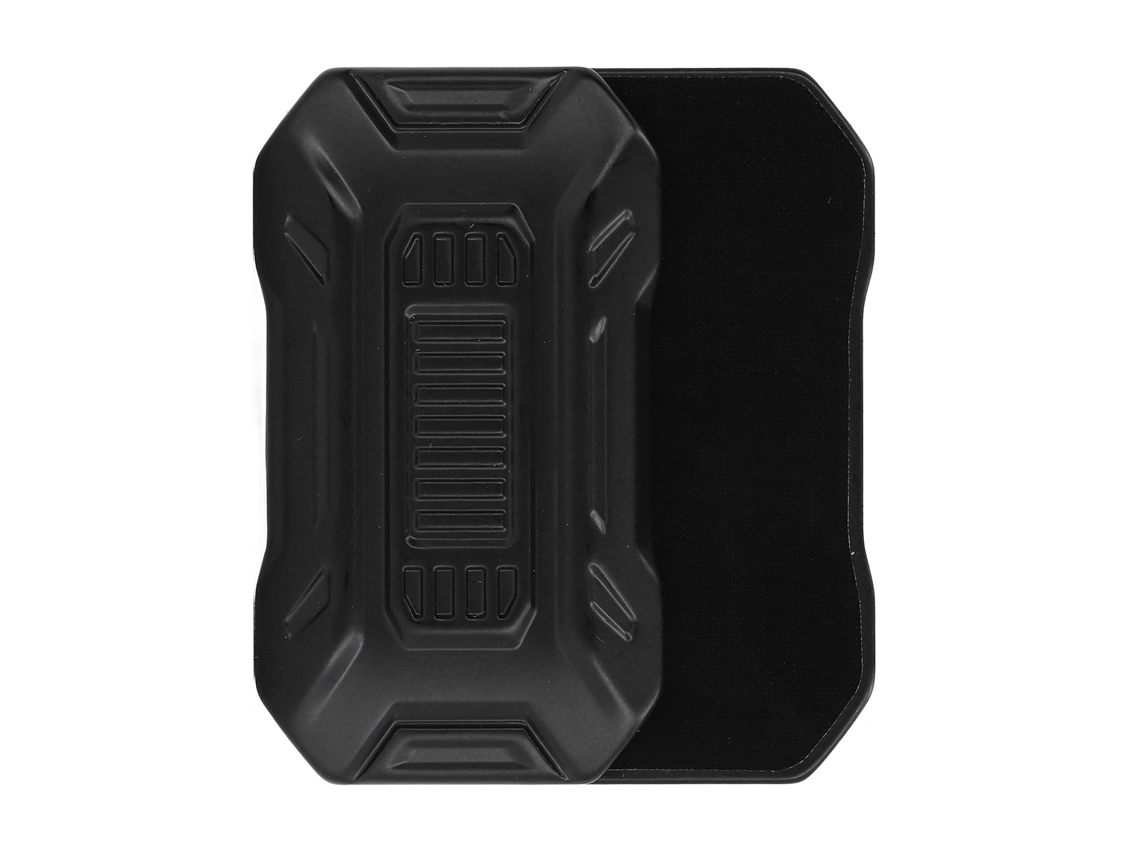 Mali brinquedo de Alívio de Estresse Push Card Slider Magnético Liga de Zinco Som Crisp Preto