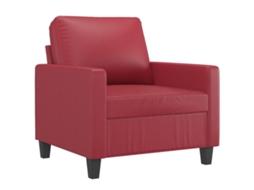 Sofa Chair, Sofa Chairs Vidaxl Vermelho Couro Artificial (n/a)