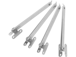 Conjunto De 4 Dobradiças Suporte Armário Dobráveis Reforçadas Em Ferro Para Levantar A Tampa, Ideais Para Cozinha