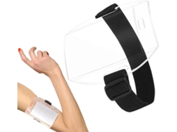 Lurelia Porta-crachá Ajustável Transparente Janela Transparente Para Escritório E Viagens