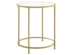 Mesa Lateral Dourada: Elegância Moderna com Toque Vintage PRICENET
