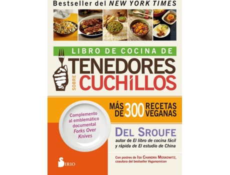 Livro Libro De Cocina De Tenedores Sobre Cuchillos de Del Sroufe (Espanhol)
