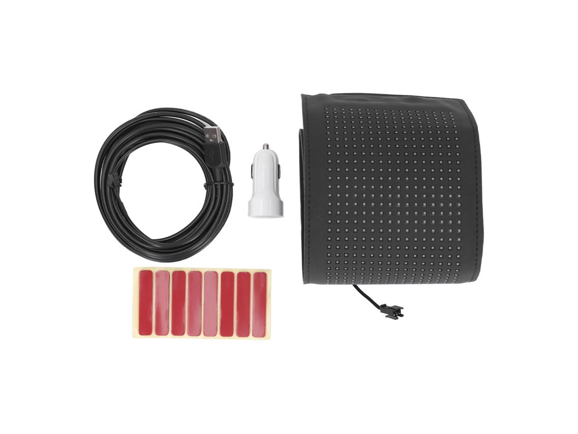 Veloriskku-tela Led Flexível Publicitária Com Controle Por App Bluetooth 672x122mm Usb 5v Para Loja, Carro, Bar, Hotel