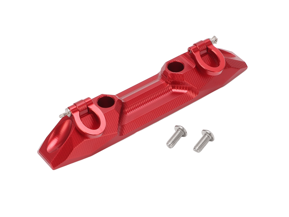 Parachoque Dianteiro De Alumínio 1/10 Para Traxxas E Revo 2.0 Com Gancho Em U Resistente À Corrosão