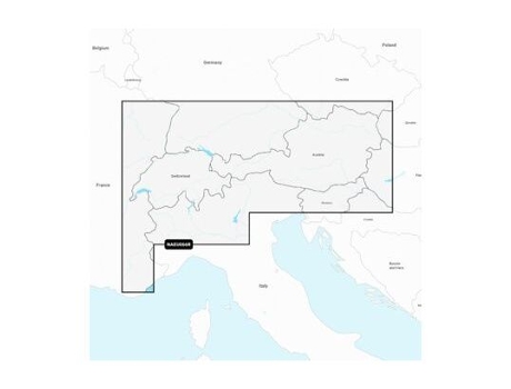 Mapa de navegação alpes lagos e rios NAVIONICS SD