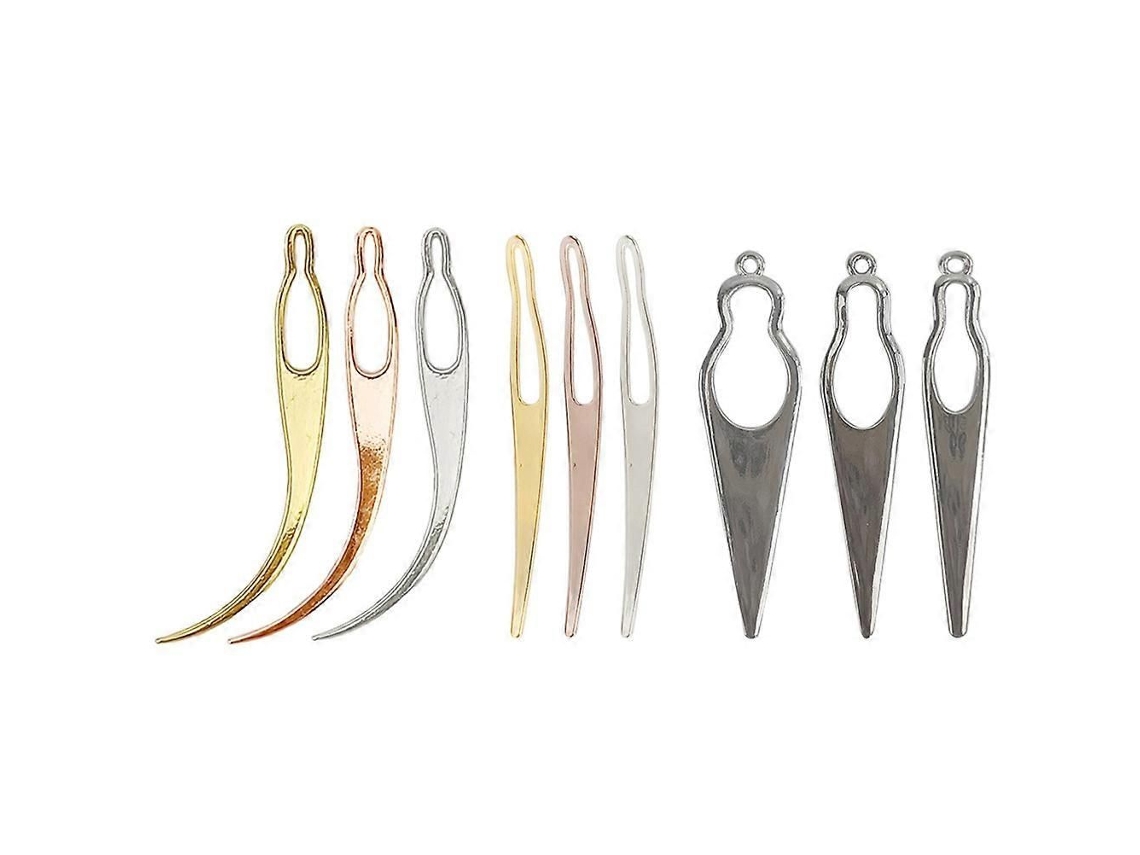 Kit Com 6 Agulhas De Crochê Para Dreadlocks, Ergonômicas, Para Retightening E Tranças