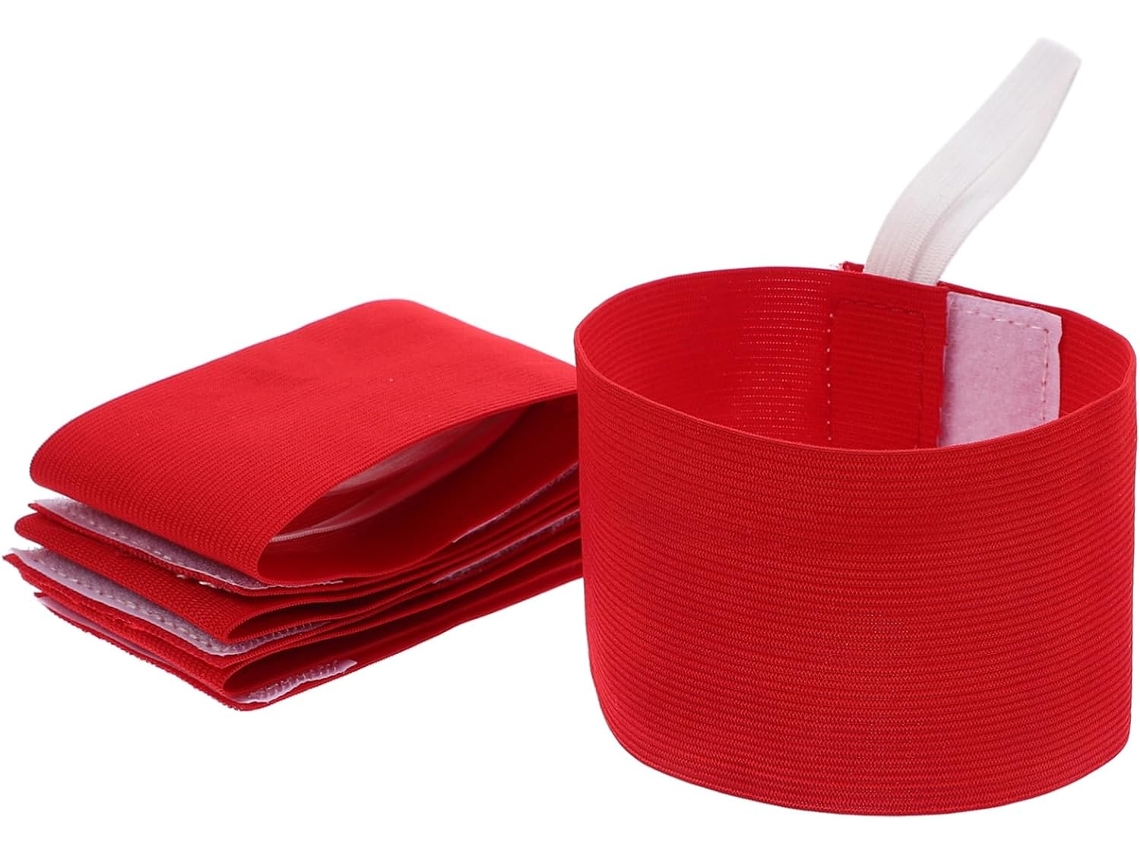 Conjunto Zerodeko com 4 pulseiras de segurança para organizadores de desfiles.