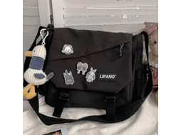 Bolsa Messenger MDUG retrô para homem, grande capacidade, leve, com alça transversal ajustável