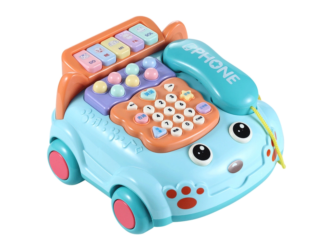 Telefone de brinquedo para bebês e crianças pequenas - Telefone de brinquedo infantil
