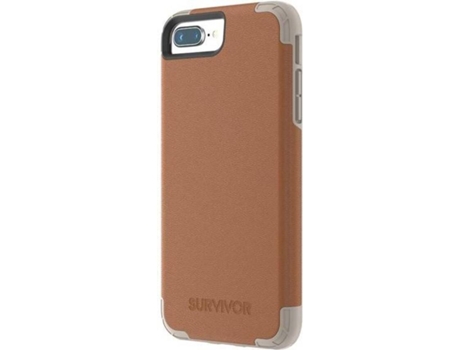 Capa  Prime iPhone 6 Plus, 6s Plus, 7 Plus, 8 Plus castanho