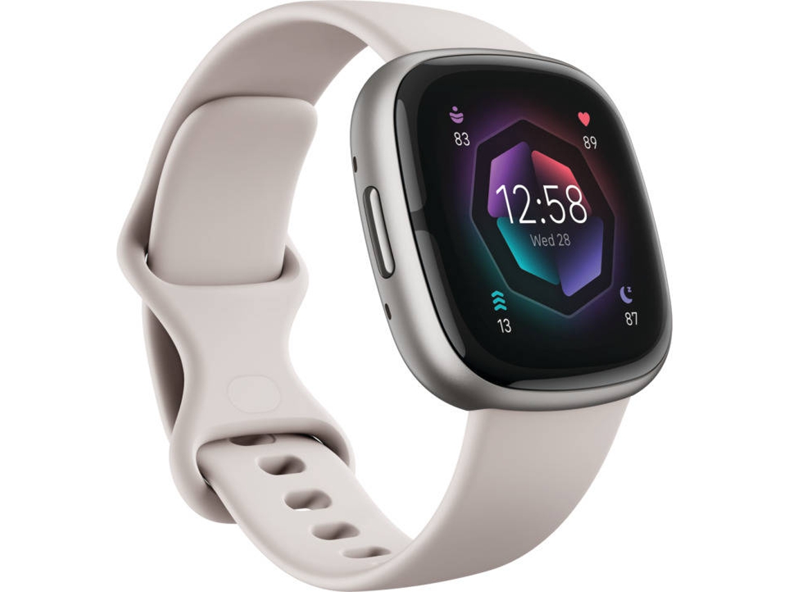Relógio Desportivo FITBIT Sense 2 (Bluetooth - 6 dias de autonomia - Branco)