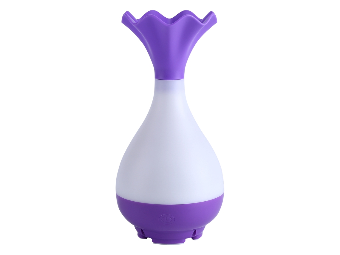 Difusor De Aroma E Umidificador Usb Laxiscreed Vaso De Jade Roxo, Ideal Para Espaços Pequenos