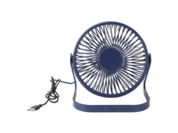 Ventilador Portátil Pequeno Recarregável 6in 2 Velocidades Azul