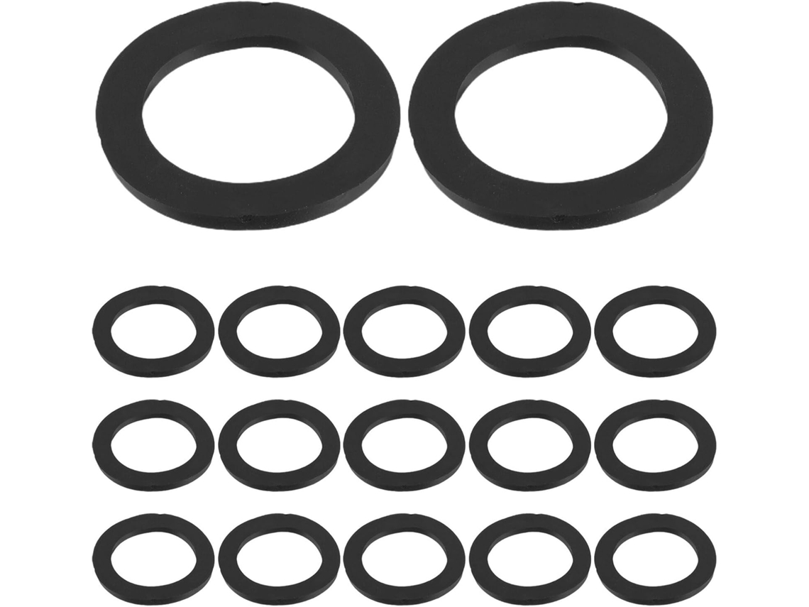 100 Arruelas de Borracha BESPORTBLE, para Halteres e Barras, Antiderrapantes