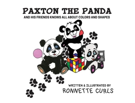Livro Paxton The Panda And His Friends Knows All About Colors And Shapes De Ronnette Brown Curls (inglês)