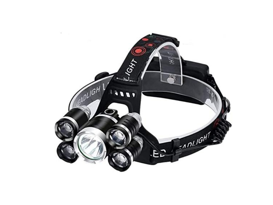 Farol de Led Mini Farol de Led 3 Modos À Prova Dwaterproof Água Farol Cabeça Lanterna Tocha Lanternas para Acampamento Ao Ar Livre Preto TURMIN