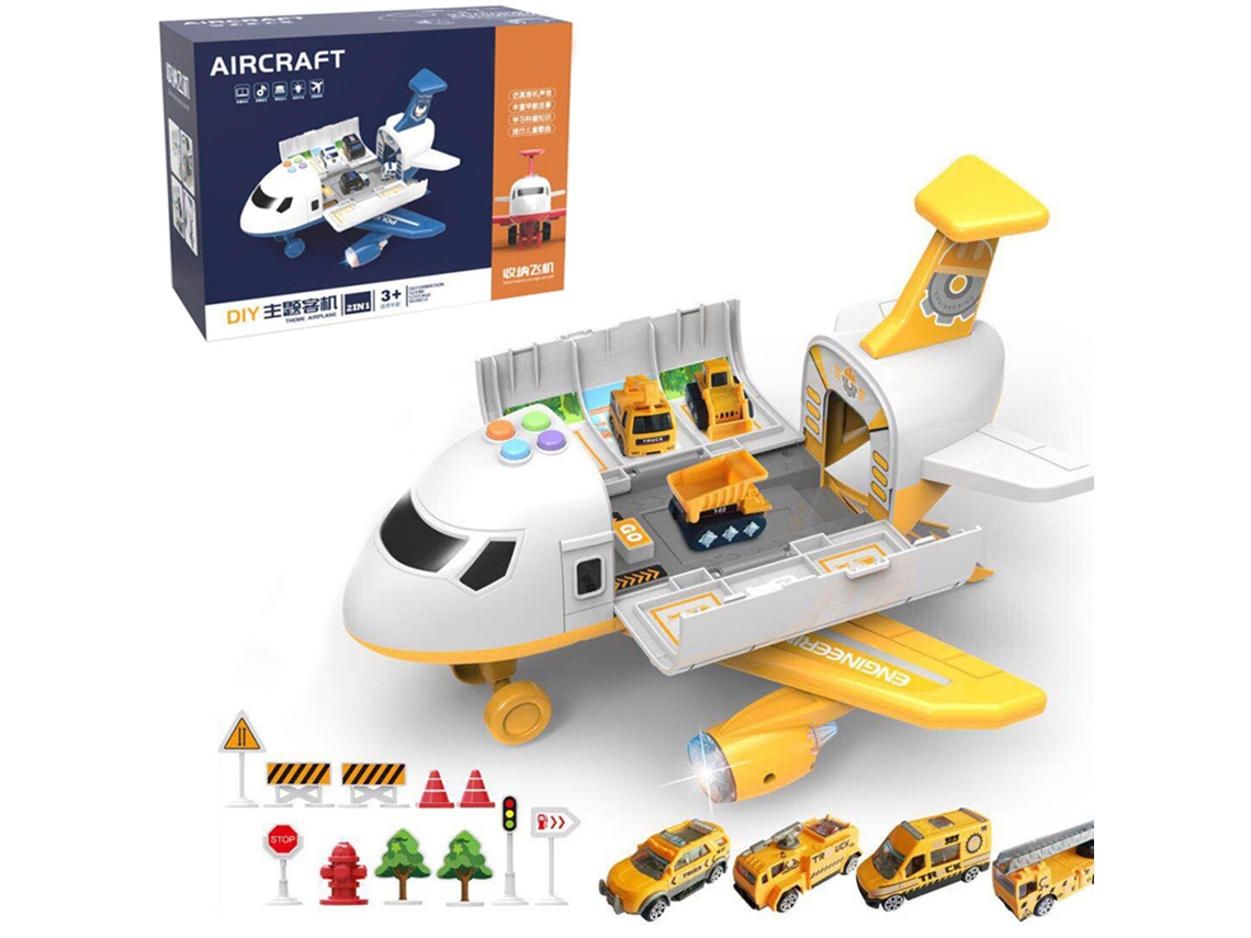 (estilo 12) Avião De Brinquedo Grande Com Música E Luzes, Modelo De Avião De Passageiros Em Alumínio.