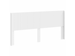Conjunto 1 Cabeceira Moderna Vidaxl Branco Derivados De Madeira (180 Cm)