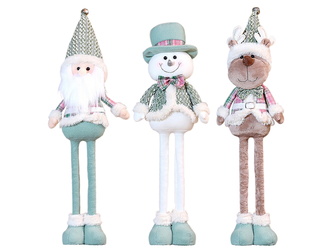 Boneco De Neve Retrátil (60cm+ Tecido Verde) Eoocoo