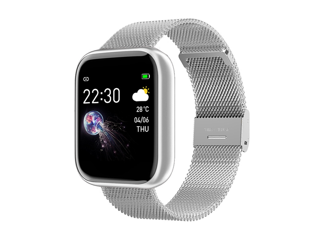 Smartwatch Full Touch Hd Bluetooth Aço Prata JL-EIGHT