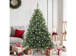 Vidaxl Árvore De Natal Artificial Com 150 Leds Verde 150 Cm Pe E Pvc
