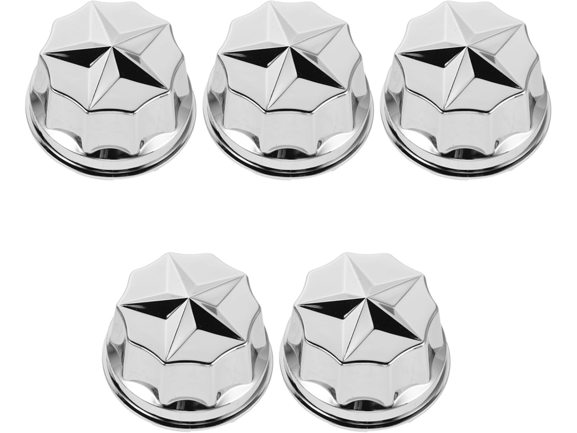 Conjunto De 5 Tampas Protetoras Para Parafusos De Roda, Antifurto E À Prova De Intempéries Para Veículos.